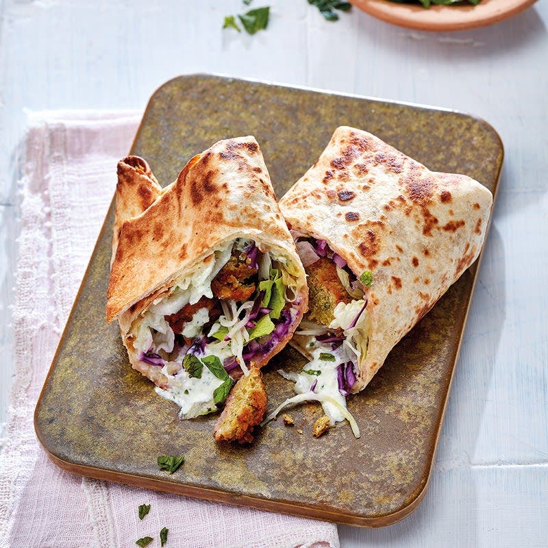 Schneller Falafelrollo