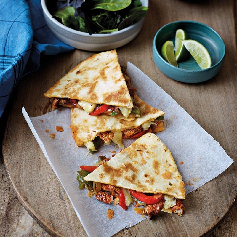 Putenbrust-Paprika-Quesadillas