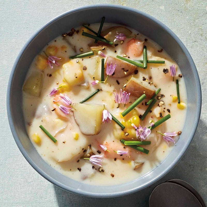 Photo de Potage de maïs aux scampis prise par WW