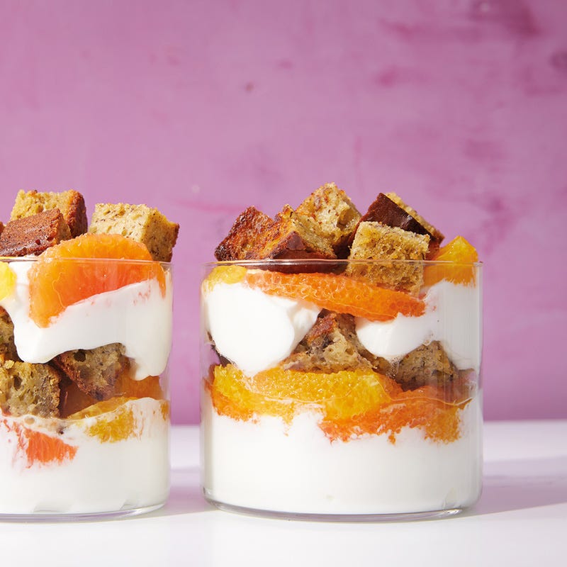 Bananenbrot-Joghurt-Trifle
