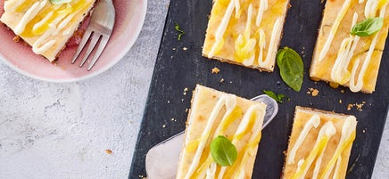 Tarte citron-basilic aux amandes