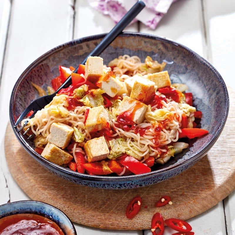 Chinakohl-Tofu-Pfanne