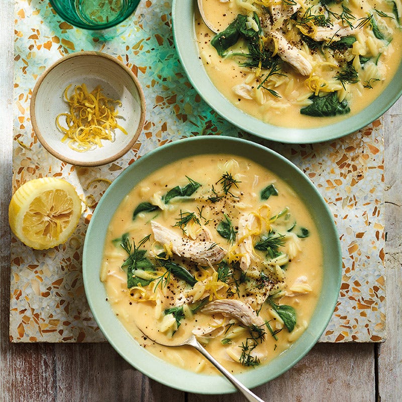 Hähnchen-Zitronen-Suppe