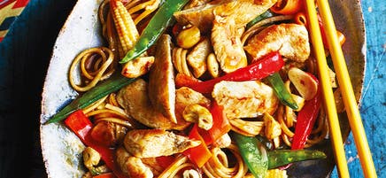 Chicken and cashew stir-fry