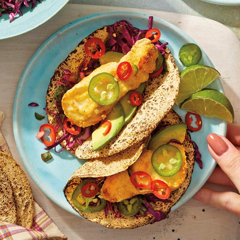 Foto van Taco's met gebakken vis uit de Airfryer door WW