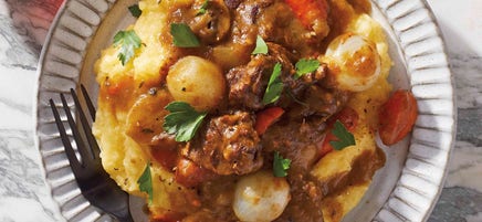 Bocal de polenta au bœuf