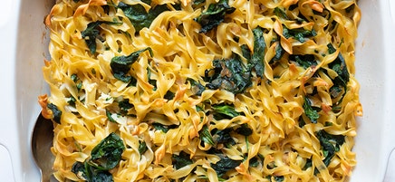 Spinach Noodle Kugel