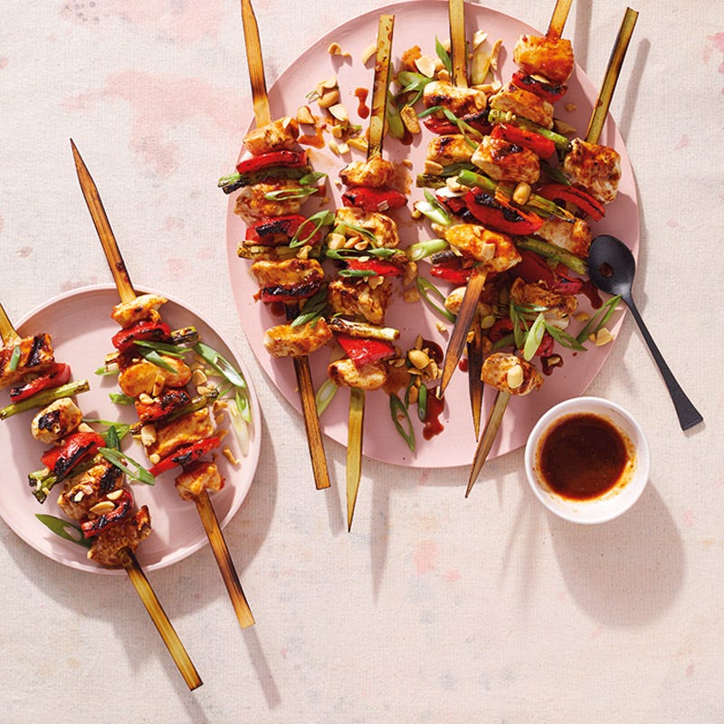 Kung Pao Hähnchenspieße