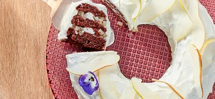Schoko-Birnen-Kranz