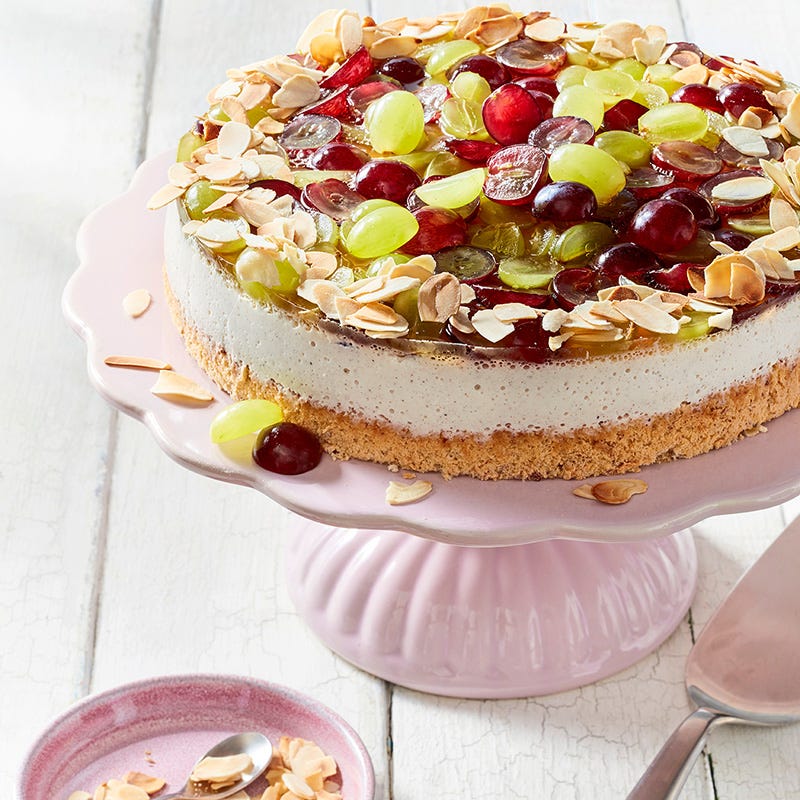 Fruchtige Panna-Cotta-Torte