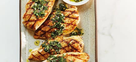 Poulet avec chimichurri