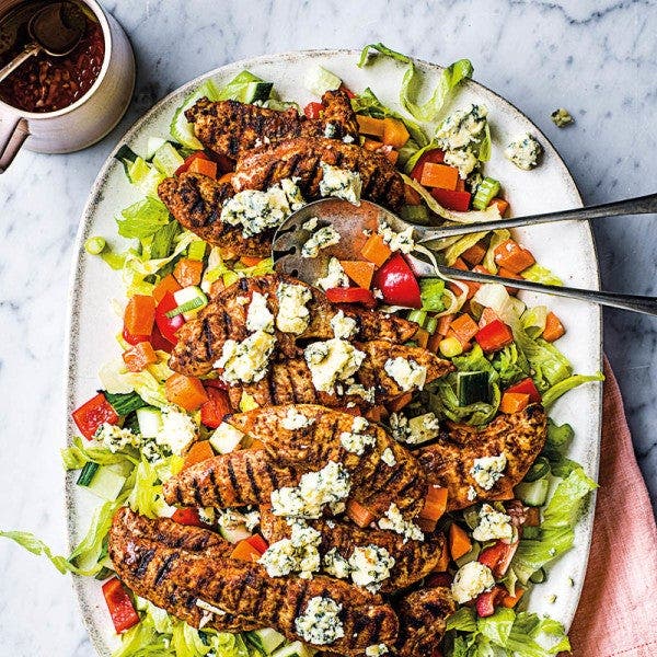 Buffalo-Hähnchen-Salat