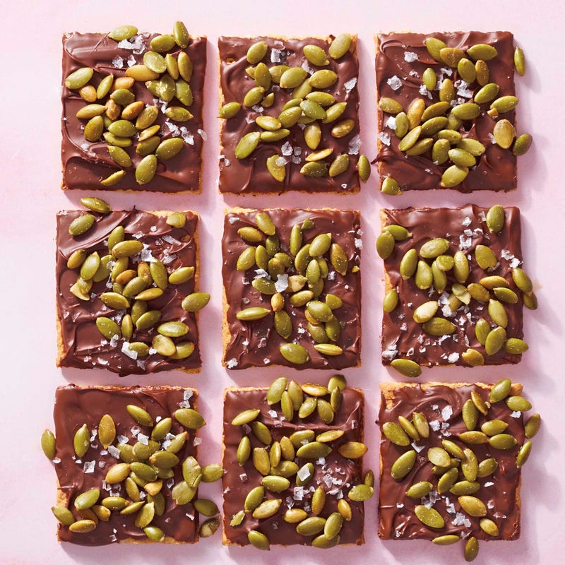 Foto van Koekjes met chocolade en pompoenpitten door WW