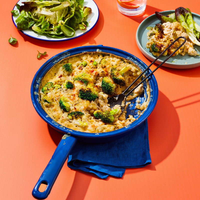 Photo of One-skillet cheesy chicken and broccoli casserole by WW