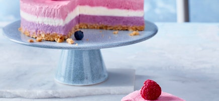 Cheesecake glacé aux fruits rouges