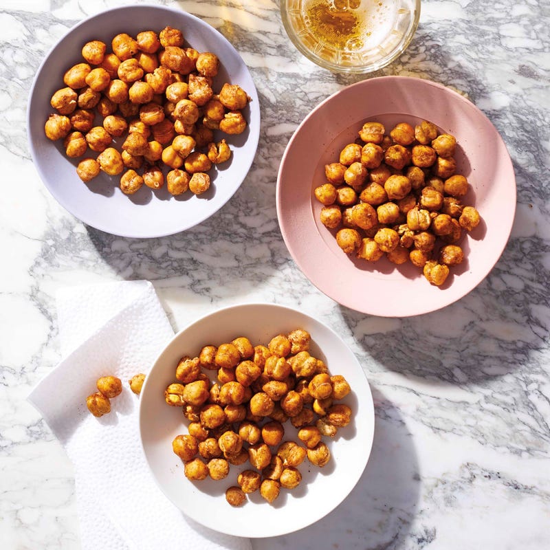 Foto van Krokante kikkererwten met vijfkruidenpoeder uit de Airfryer door WW