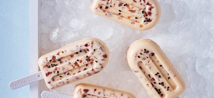 Glace au sésame et aux dattes