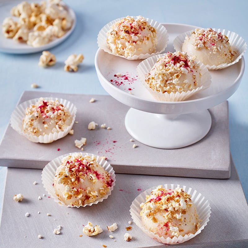 Popcorn-Eispralinen