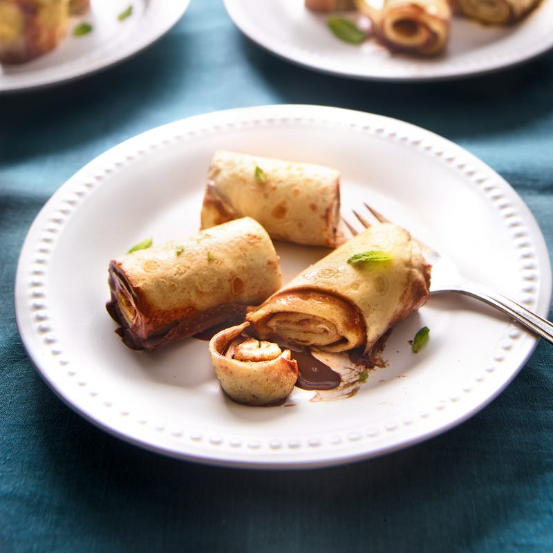 Photo de Crêpes roulées et pâte à tartiner prise par WW