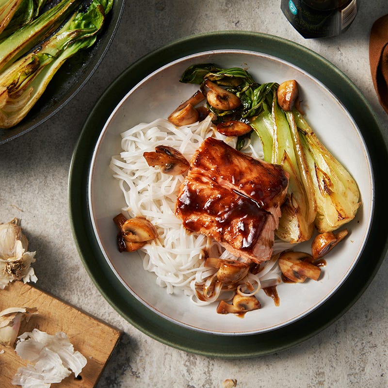 ViktVäktarna - Lax med pak choi och nudlar