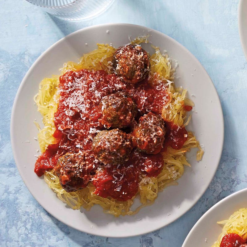 Foto van Spaghettipompoen met gehakt-ricottaballetjes door WW