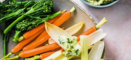 Avocado & spring onion dip
