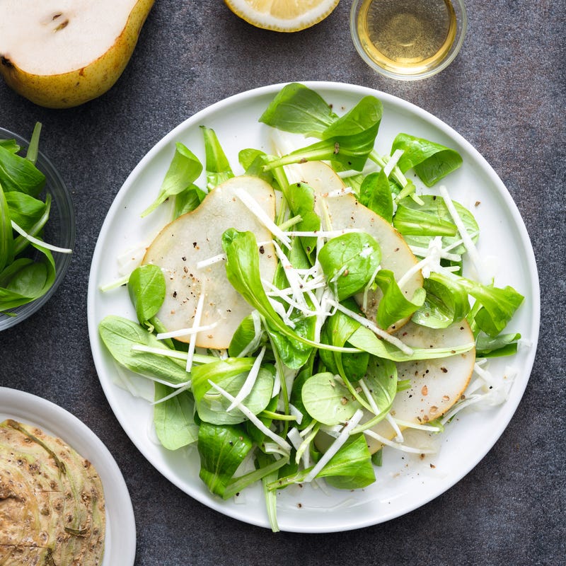 Photo de Salade de mâche, céleri et poires prise par WW