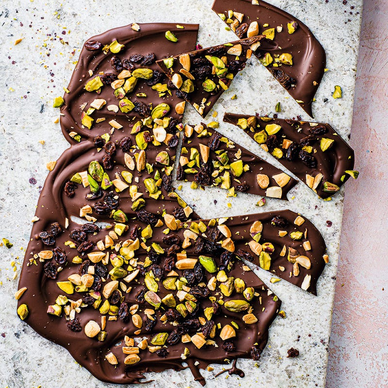 Photo of Fruit & nut chocolate bark by WW