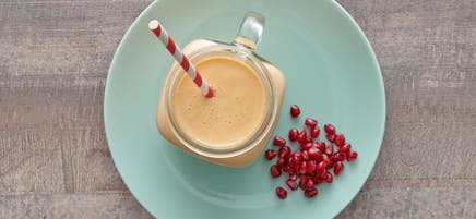 Pomegranate & papaya smoothie