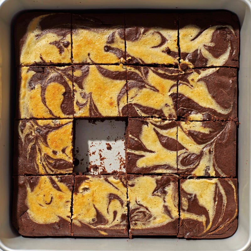 Foto van Gemarmerde cheesecakebrownies door WW