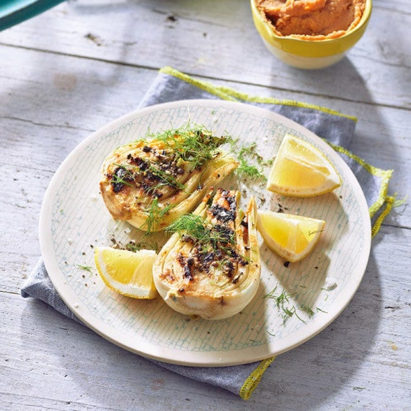 Gegrillter Miso-Fenchel