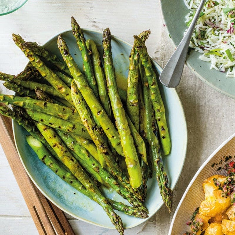 Spargel mit Zitronenvinaigrette