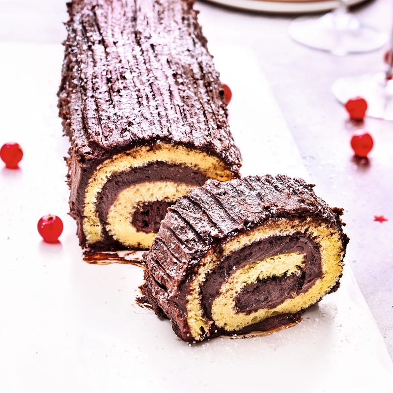 Photo de Bûche de Noël au chocolat prise par WW
