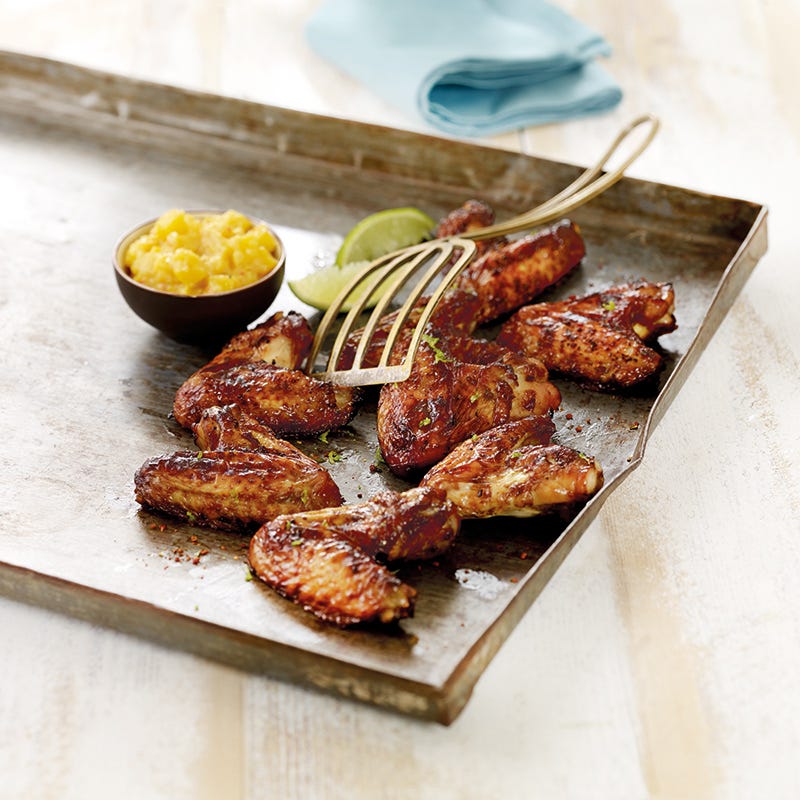 Chicken Wings mit Mangochutney