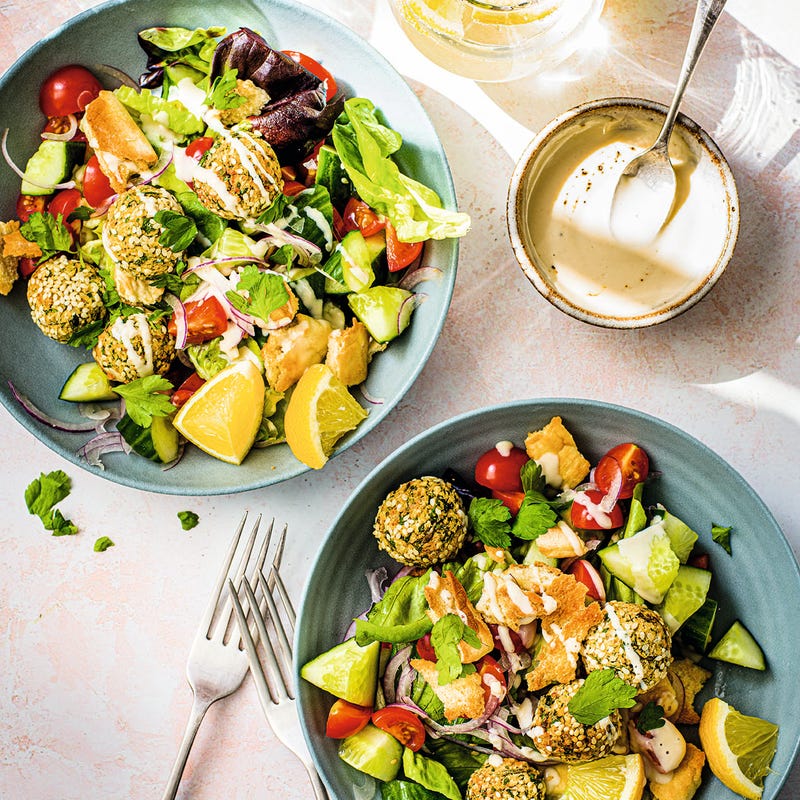 Photo of Air-fryer falafel salad bowl by WW