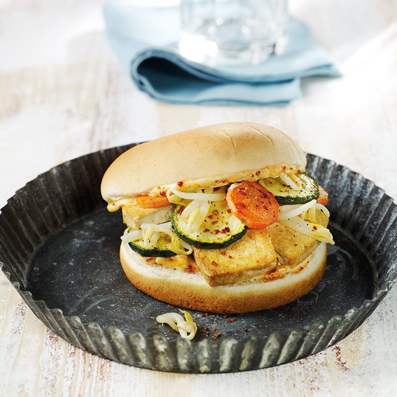 Tofu-Gemüse-Burger