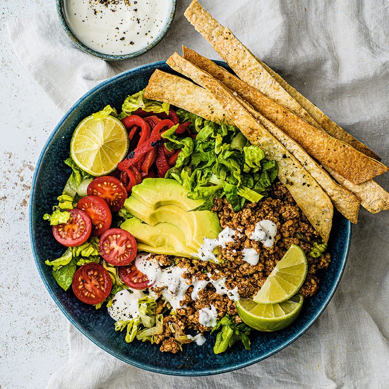 Photo of Turkey taco salad by WW