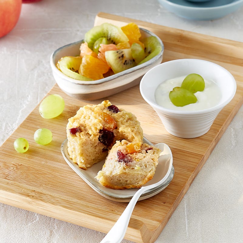 Fruity breakfast muffins