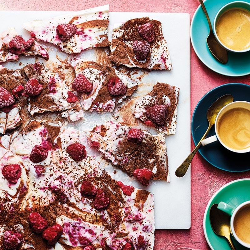 Frozen Schoko-Himbeer-Joghurt