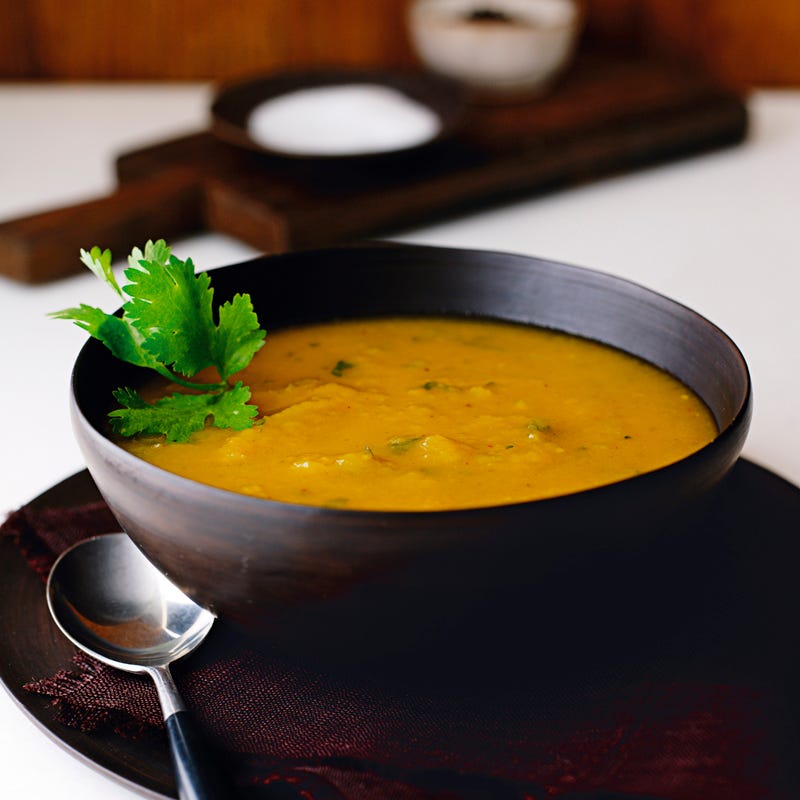 Thailändische Kürbissuppe