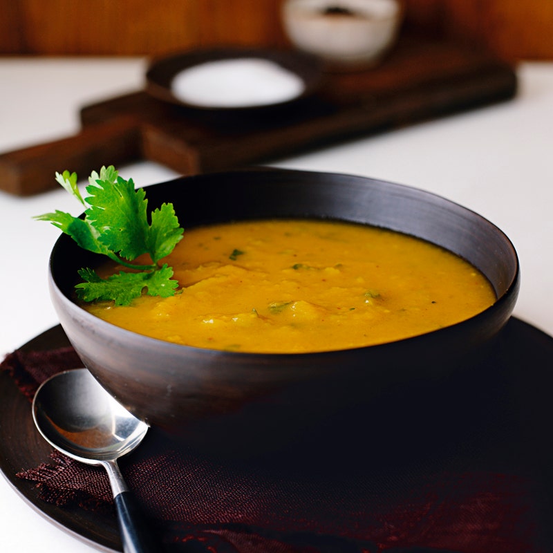 Thailändische Kürbissuppe