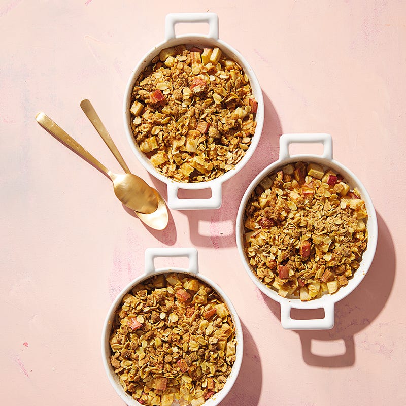 Photo of Pear & rhubarb crisps by WW