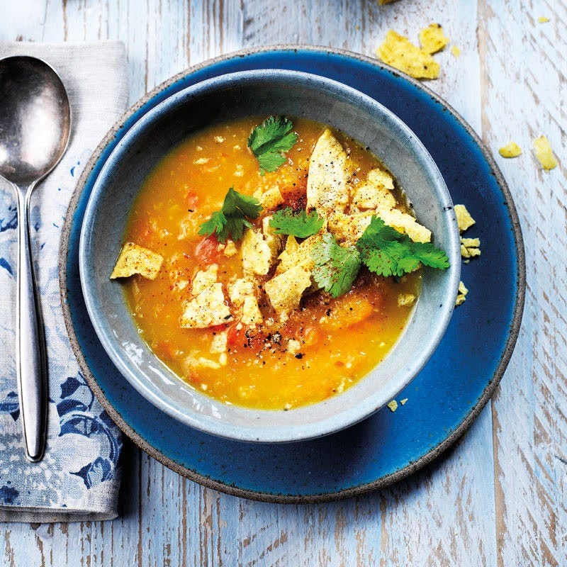 Würzige Kürbissuppe