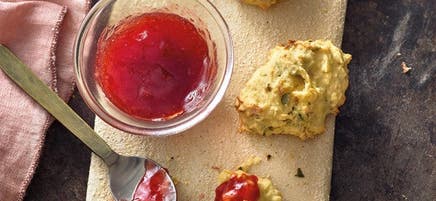 Vegane Apfelscones / Vegane Apfelplätzchen