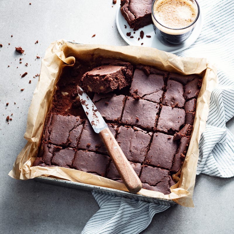 Photo de Brownies aux haricots rouges et aux noix prise par WW