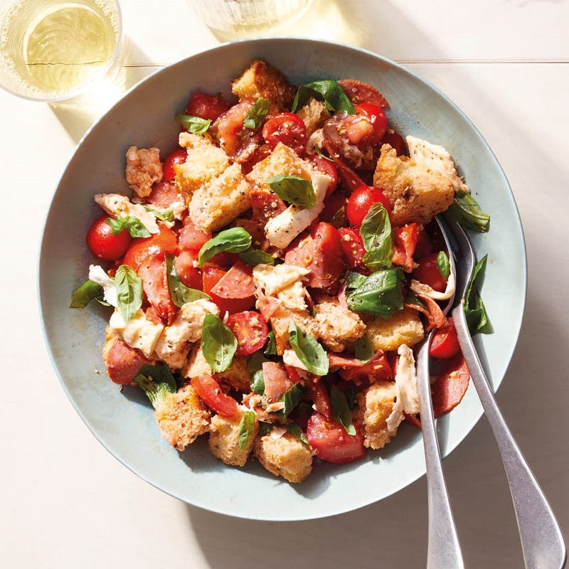 Salade croustillante au jambon de dinde