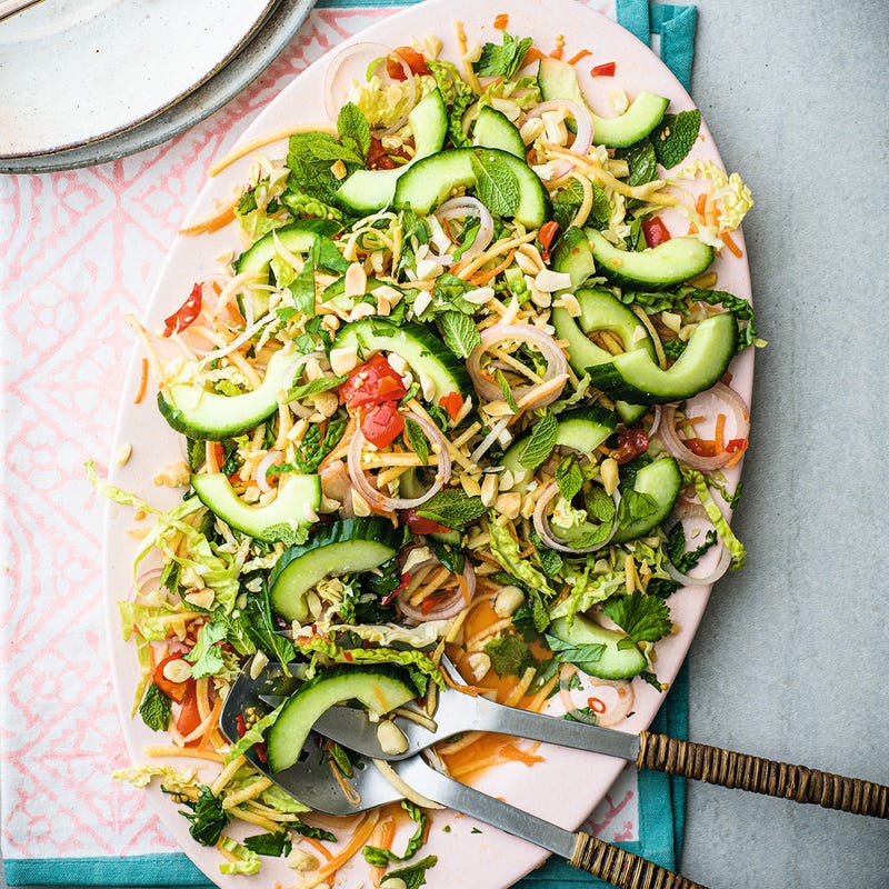 Photo of Thai shredded vegetable salad by WW