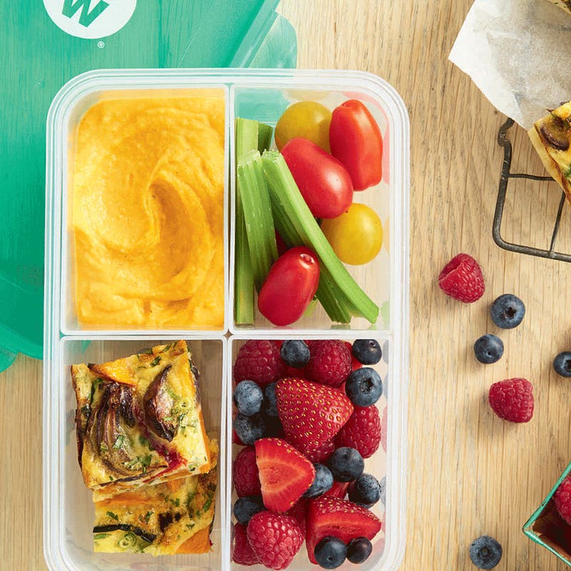 Frittata snack box