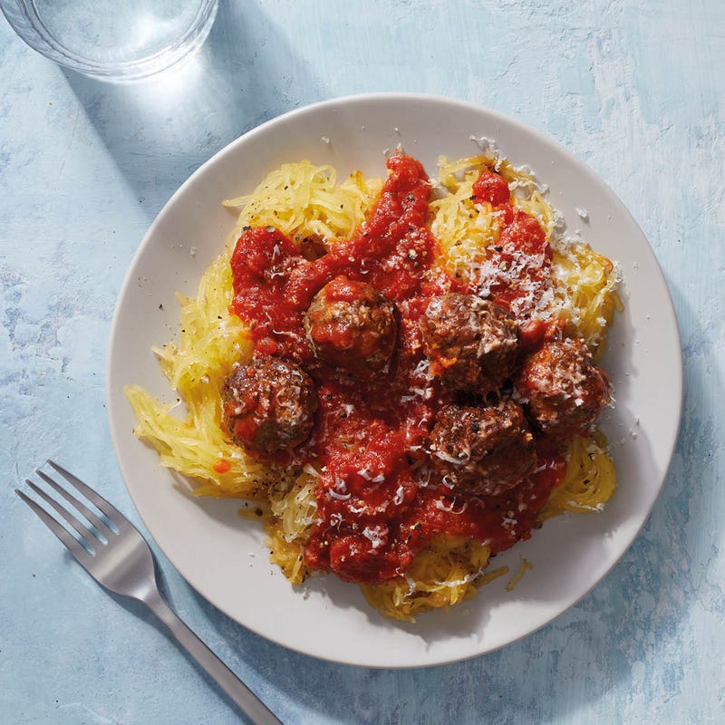 Courge aux boulettes de bœuf à la ricotta