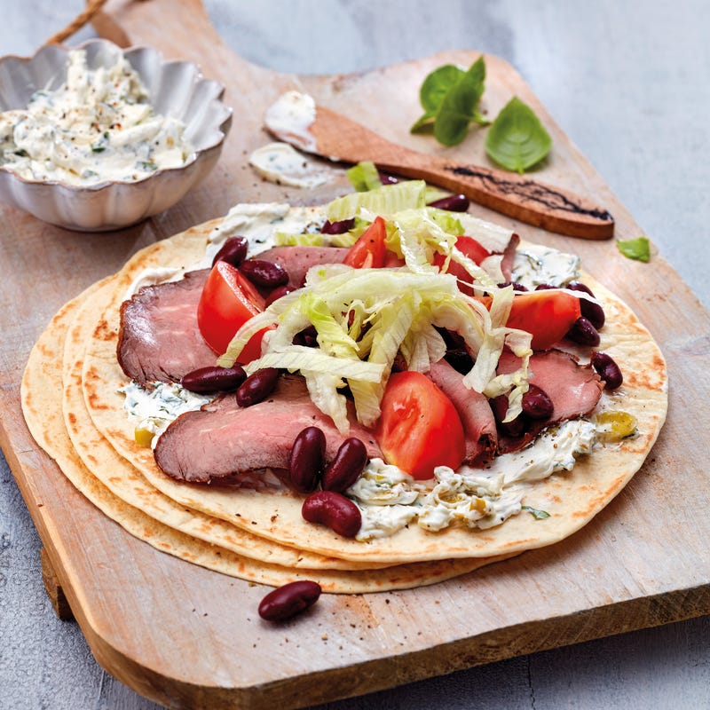 Foto van Burrito met rosbief en kruidencrème door WW